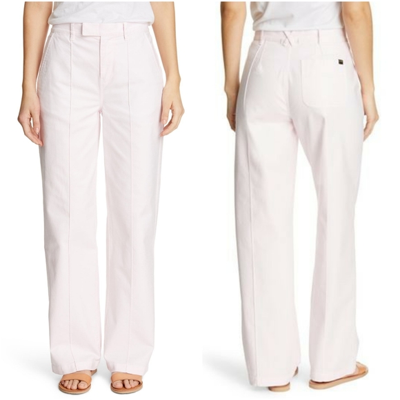 Alex Mill Pants - Alex Mill Wide Leg Cotton Twill Causal Trouser